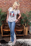Judy Blue Americana Flag Print Jeans-Flare-Judy Blue-Gallop 'n Glitz- Women's Western Wear Boutique, Located in Grants Pass, Oregon
