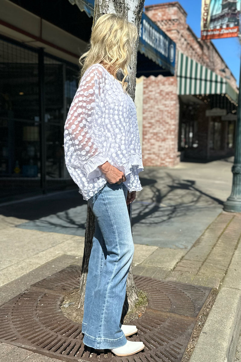 Bubble Lace Topper by Vine Street Apparel-Duster-Vine Street-Gallop 'n Glitz- Women's Western Wear Boutique, Located in Grants Pass, Oregon