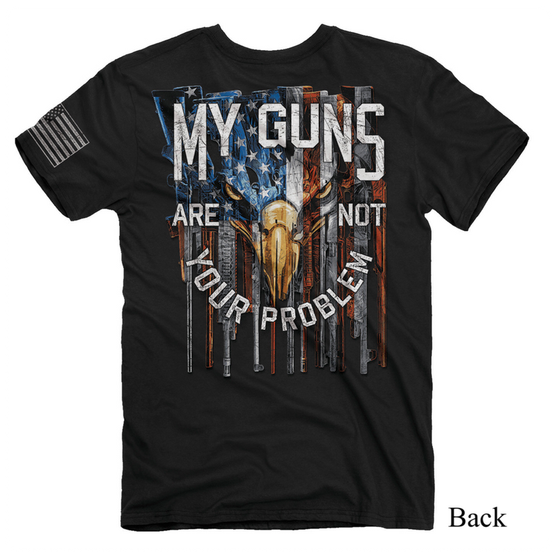 "My Guns" Tee-Men's Graphic Tee-Buck Wear-Gallop 'n Glitz- Women's Western Wear Boutique, Located in Grants Pass, Oregon