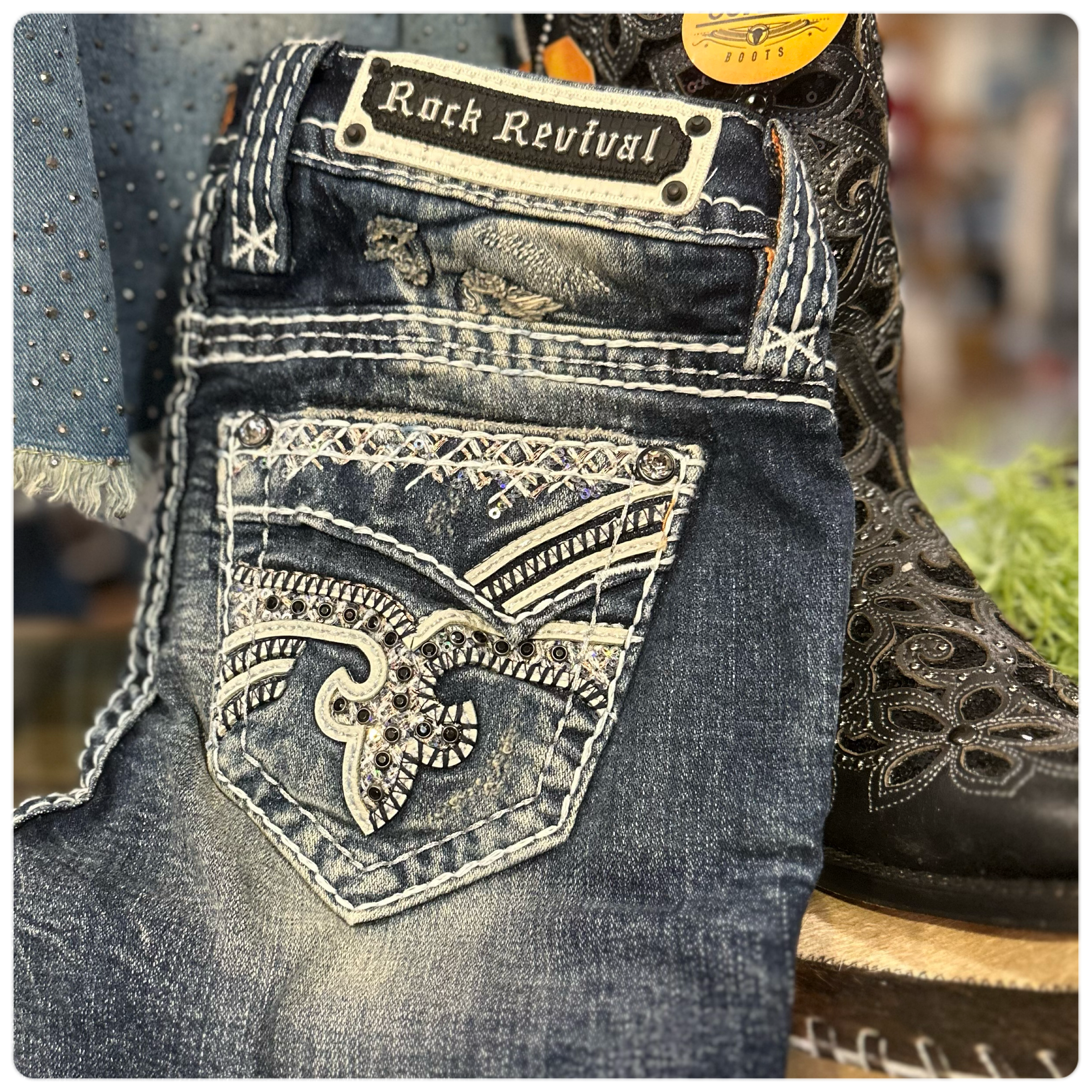 Rock Revival Keziah Bootcut Jean-Bootcut-Rock Revival-Gallop 'n Glitz- Women's Western Wear Boutique, Located in Grants Pass, Oregon
