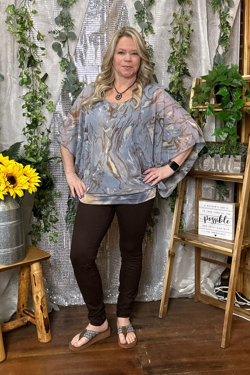 Ricki Mid Rise Pull-On Brown Legging by Jag-Legging-Jag-Gallop 'n Glitz- Women's Western Wear Boutique, Located in Grants Pass, Oregon