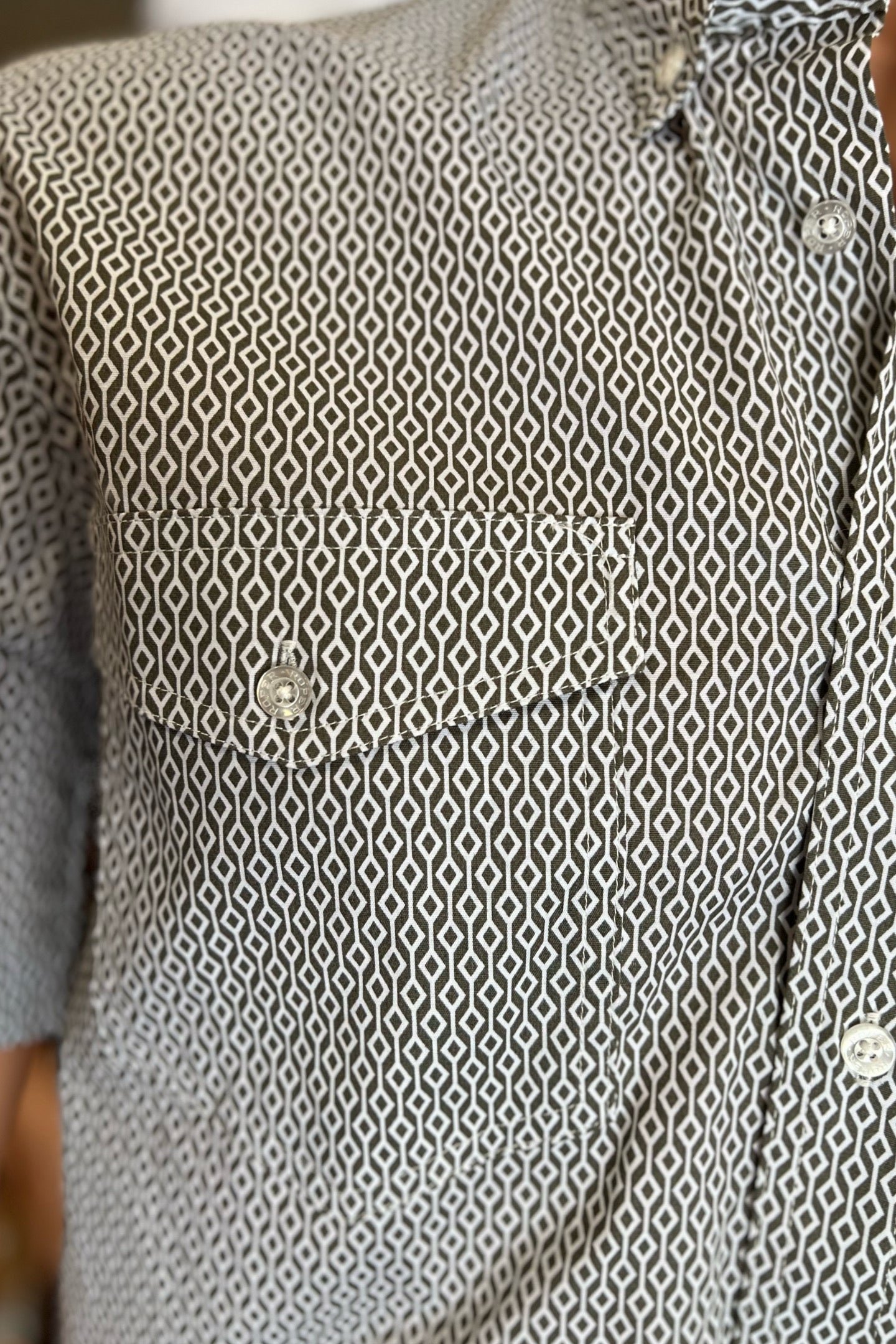Mens Diamond Button Up Shirt-Men's Dress Shirt-Roper/Stetson-Gallop 'n Glitz- Women's Western Wear Boutique, Located in Grants Pass, Oregon