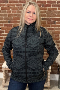 Women's Shadow Canyon Soft Shell Jacket by Roper-Jacket-Roper/Stetson-Gallop 'n Glitz- Women's Western Wear Boutique, Located in Grants Pass, Oregon