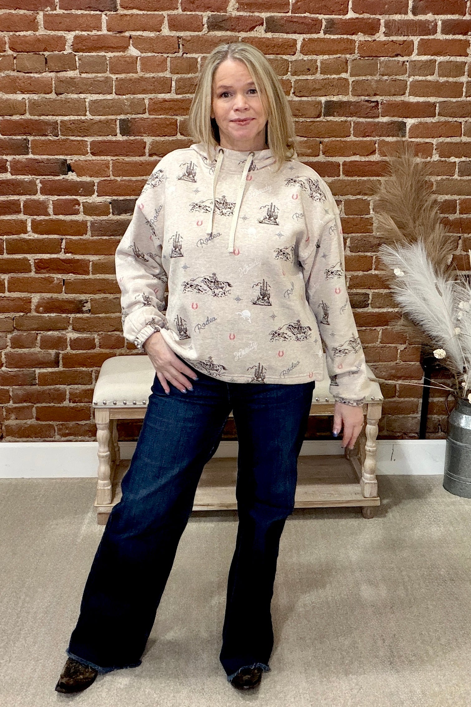 Essential Rodeo Hoodie by Ariat-Hoodie-Ariat-Gallop 'n Glitz- Women's Western Wear Boutique, Located in Grants Pass, Oregon