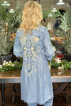 Women's Denim Western Embroidery Shirtdress by Stetson-Dress-Roper/Stetson-Gallop 'n Glitz- Women's Western Wear Boutique, Located in Grants Pass, Oregon