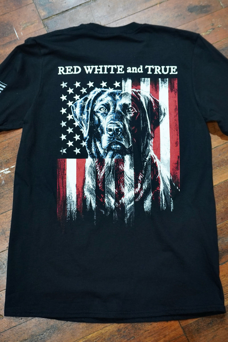 Red, White, True & Blue" Tee-Men's Graphic Tee-Buck Wear-Gallop 'n Glitz- Women's Western Wear Boutique, Located in Grants Pass, Oregon