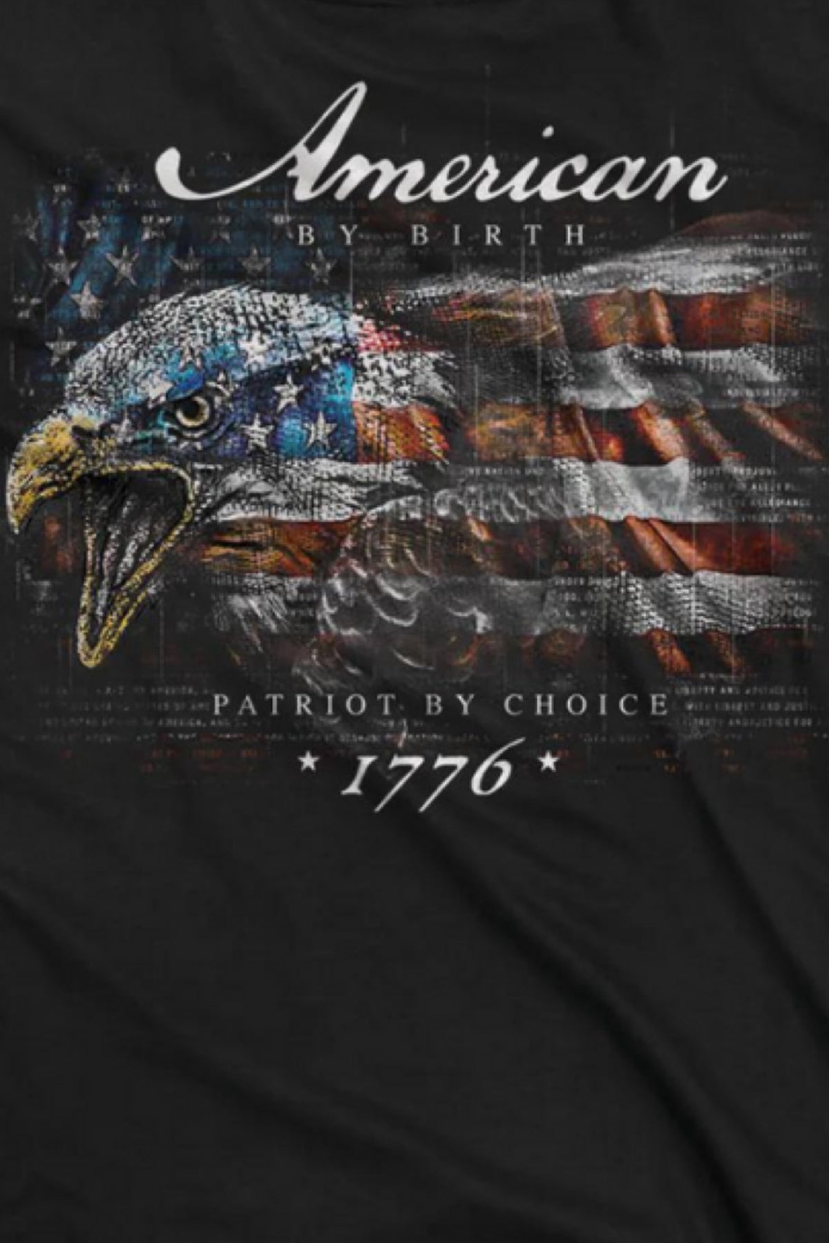 American By Birth Tee-Men's Graphic Tee-Buck Wear-Gallop 'n Glitz- Women's Western Wear Boutique, Located in Grants Pass, Oregon