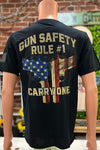 "Gun Safety Rule" Tee-Men's Graphic Tee-Buck Wear-Gallop 'n Glitz- Women's Western Wear Boutique, Located in Grants Pass, Oregon