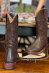 Woman's Roper Kacey Brown Square Toe Boots-Women's Boot-Roper/Stetson-Gallop 'n Glitz- Women's Western Wear Boutique, Located in Grants Pass, Oregon