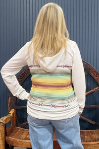 Cowboy Rides Away Lightweight Hoodie-Top-Liberty Wear-Gallop 'n Glitz- Women's Western Wear Boutique, Located in Grants Pass, Oregon