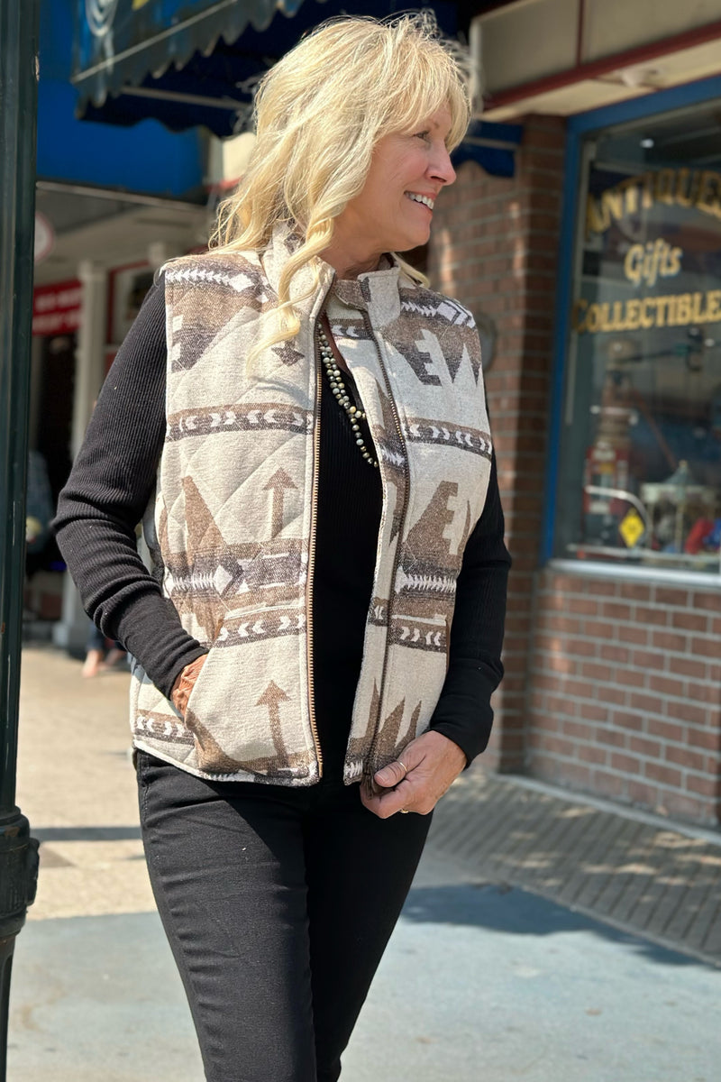 Women's Rosalie Vest by Outback Trading-Vest-Outback Trading-Gallop 'n Glitz- Women's Western Wear Boutique, Located in Grants Pass, Oregon