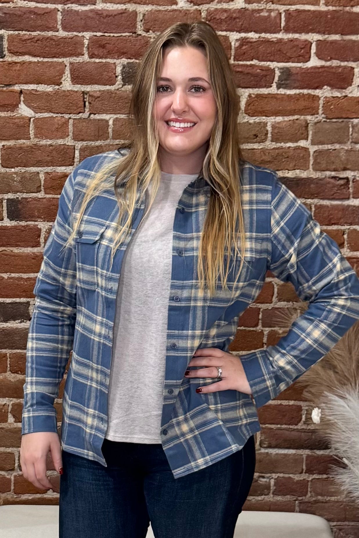 Women's Plaid Flannel Shirt by Outback-top-Outback Trading-Gallop 'n Glitz- Women's Western Wear Boutique, Located in Grants Pass, Oregon