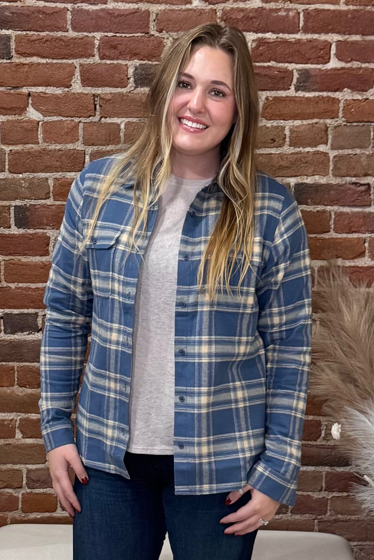 Women's Plaid Flannel Shirt by Outback-top-Outback Trading-Gallop 'n Glitz- Women's Western Wear Boutique, Located in Grants Pass, Oregon