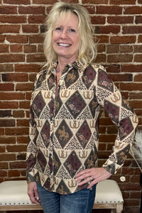 Bonnie Blouse by Tasha Polizzi-Top-Tasha Polizzi-Gallop 'n Glitz- Women's Western Wear Boutique, Located in Grants Pass, Oregon