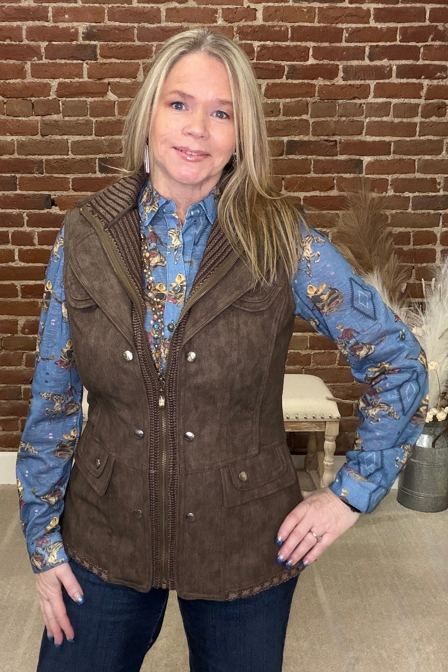 OId Town Shirt by Tasha Polizzi-Top-Tasha Polizzi-Gallop 'n Glitz- Women's Western Wear Boutique, Located in Grants Pass, Oregon