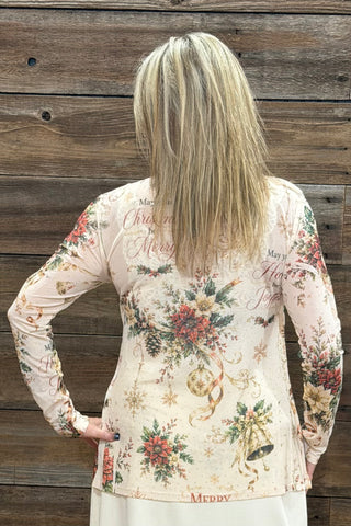 Joyful Sparkle Mesh Top-Mesh Top-Origami-Gallop 'n Glitz- Women's Western Wear Boutique, Located in Grants Pass, Oregon