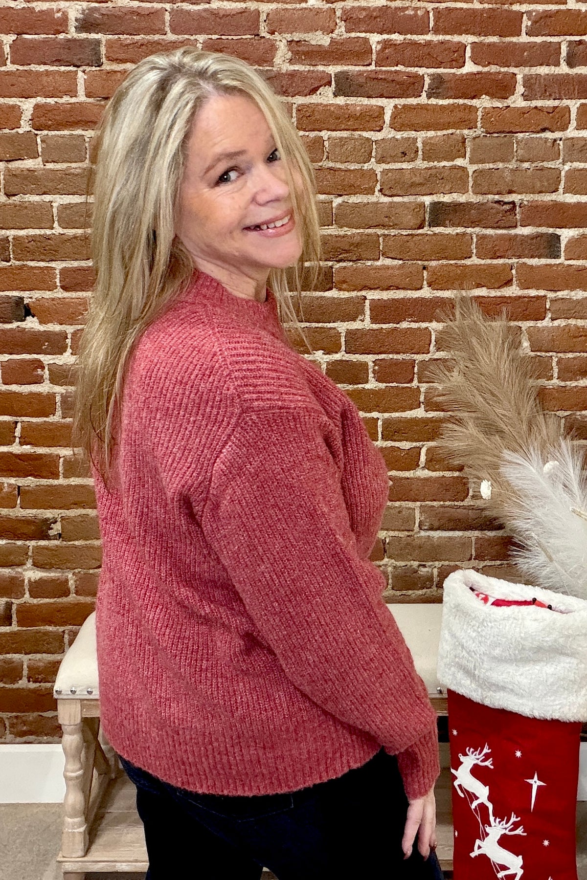 Wildberry Bloom Pullover Sweater-Top-Staccato-Gallop 'n Glitz- Women's Western Wear Boutique, Located in Grants Pass, Oregon
