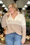 Ribbed Mock Neck 1/4 Zip Sweater-Top-Be Cool-Gallop 'n Glitz- Women's Western Wear Boutique, Located in Grants Pass, Oregon