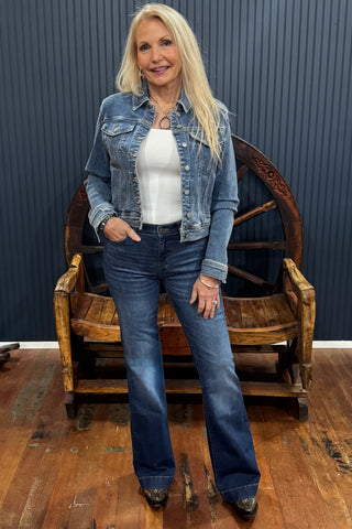 Dojo Trouser Flare By 7 For All Mankind Classical-Copper-Flare-7 for all mankind-Gallop 'n Glitz- Women's Western Wear Boutique, Located in Grants Pass, Oregon