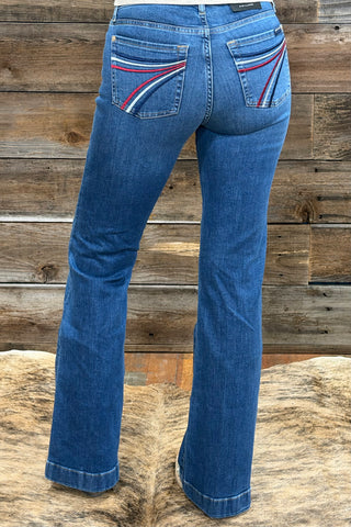 Dojo Slim Illusion Jeans by 7 For All Mankind Royalty-Flare-7 for all mankind-Gallop 'n Glitz- Women's Western Wear Boutique, Located in Grants Pass, Oregon