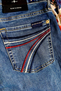 Dojo Tailorless Slim Illusion Jeans by 7 For All Mankind Royalty-Flare-7 for all mankind-Gallop 'n Glitz- Women's Western Wear Boutique, Located in Grants Pass, Oregon