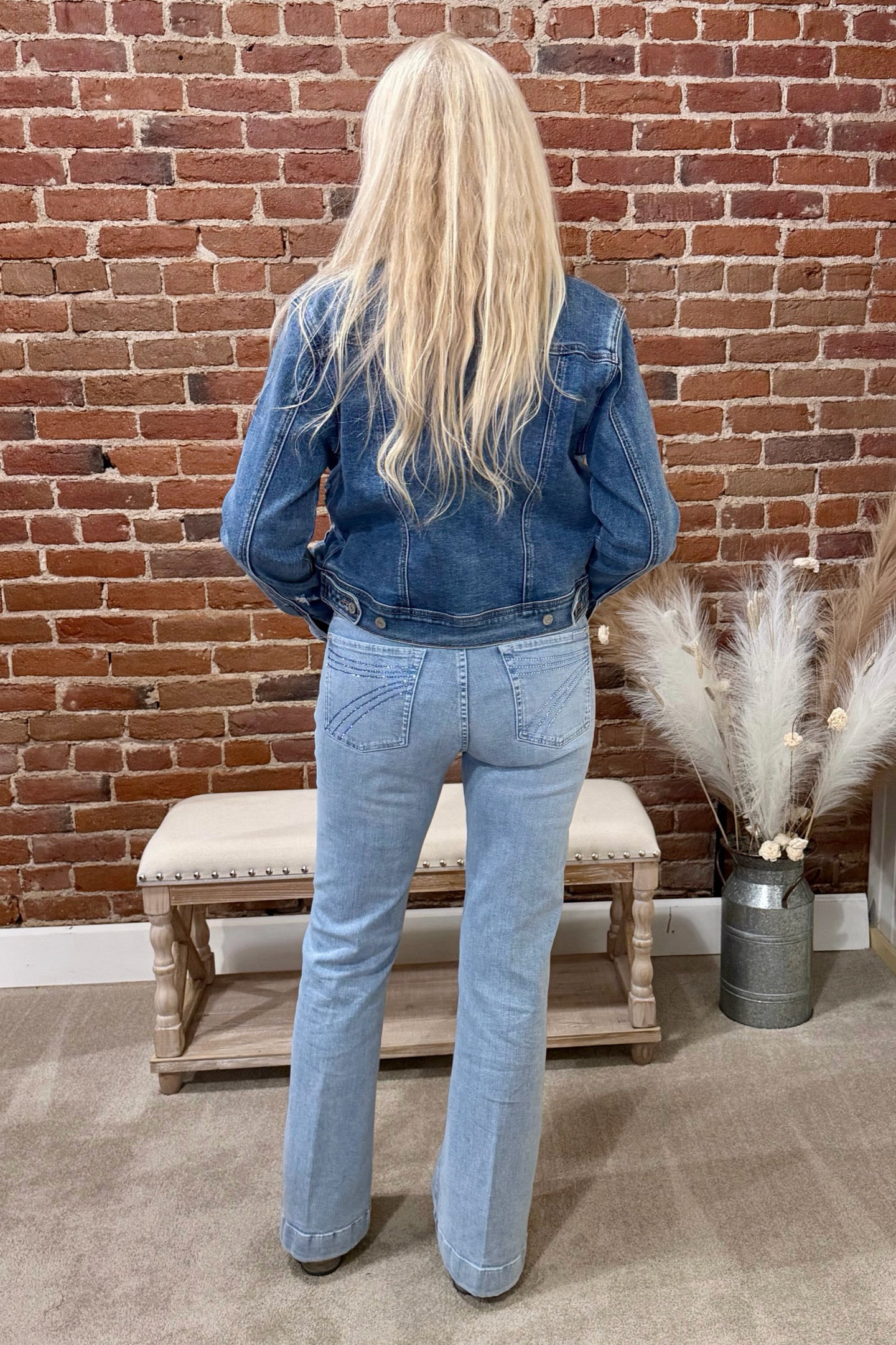 Dojo Tailorless Slim Illusion Jeans by 7 For All Mankind Olina-Flare-7 for all mankind-Gallop 'n Glitz- Women's Western Wear Boutique, Located in Grants Pass, Oregon