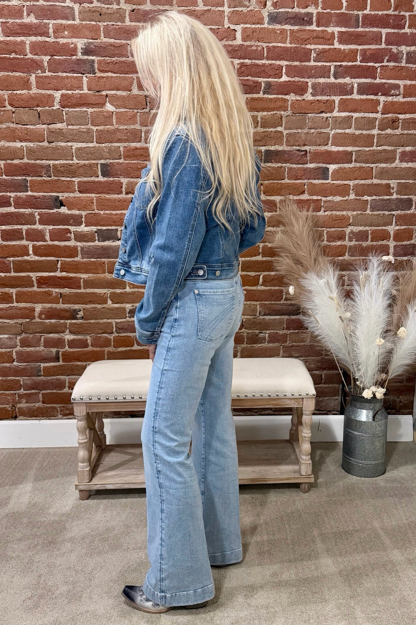 Dojo Tailorless Slim Illusion Jeans by 7 For All Mankind Olina-Flare-7 for all mankind-Gallop 'n Glitz- Women's Western Wear Boutique, Located in Grants Pass, Oregon