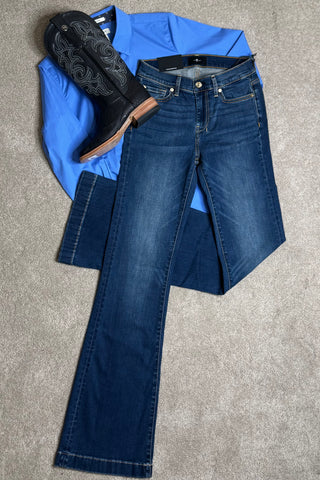 Dojo Melrose Trouser Flare 36" Inseam By 7 For All Mankind-Flare-7 for all mankind-Gallop 'n Glitz- Women's Western Wear Boutique, Located in Grants Pass, Oregon
