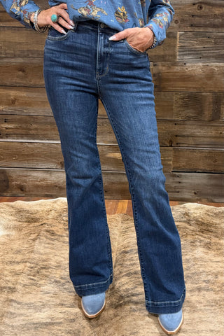 High Waist Trouser Flare by Judy Blue-Trouser-Judy Blue-Gallop 'n Glitz- Women's Western Wear Boutique, Located in Grants Pass, Oregon