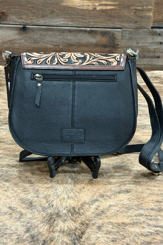 Tooled Flap Quilted Crossbody Bag-Purse-American Darling-Gallop 'n Glitz- Women's Western Wear Boutique, Located in Grants Pass, Oregon