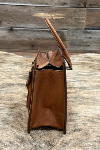 Floral Tooled Satchel-Purse-American Darling-Gallop 'n Glitz- Women's Western Wear Boutique, Located in Grants Pass, Oregon