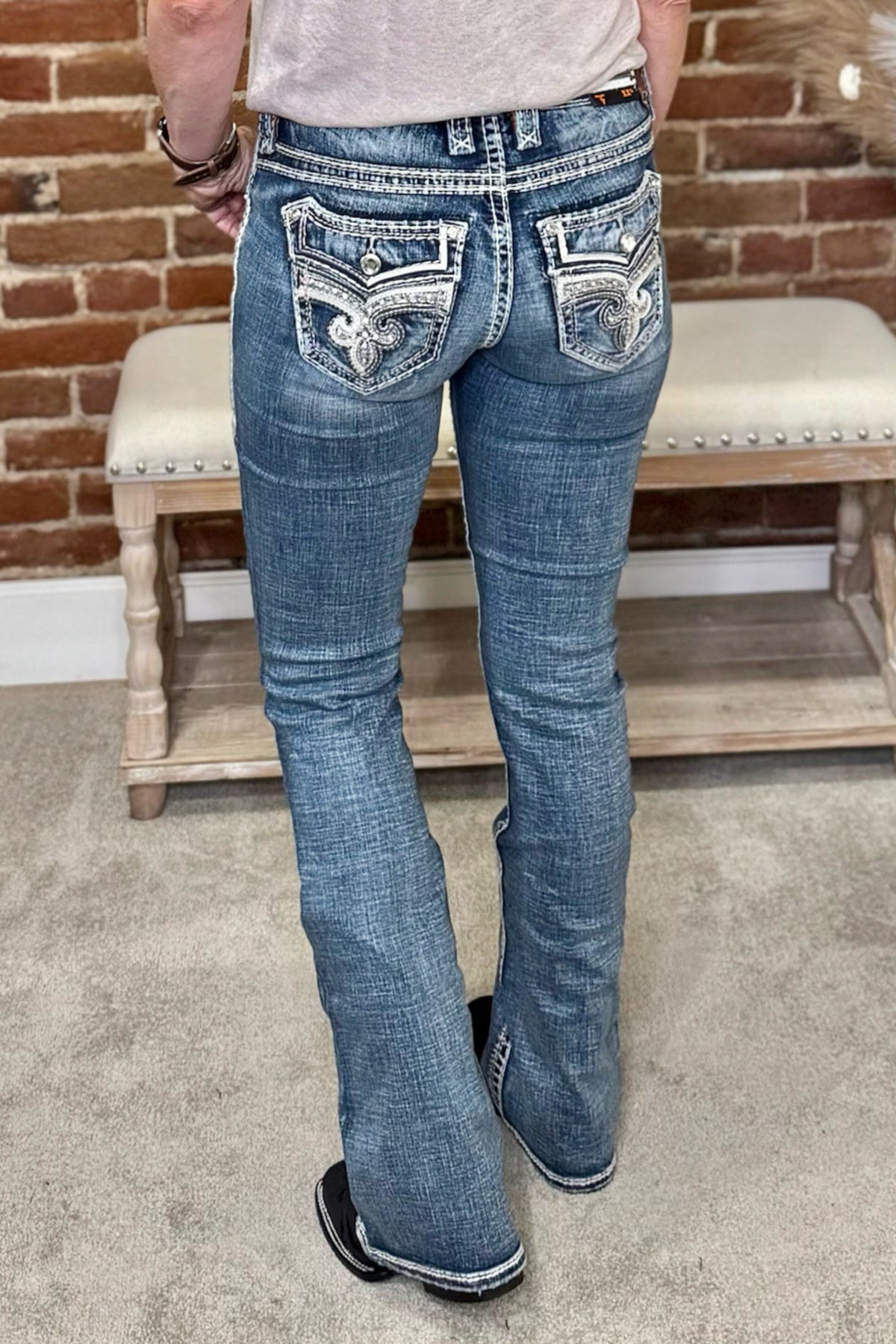 Rock Revival "Ailani" Boot Cut Jean-Bootcut-Rock Revival-Gallop 'n Glitz- Women's Western Wear Boutique, Located in Grants Pass, Oregon