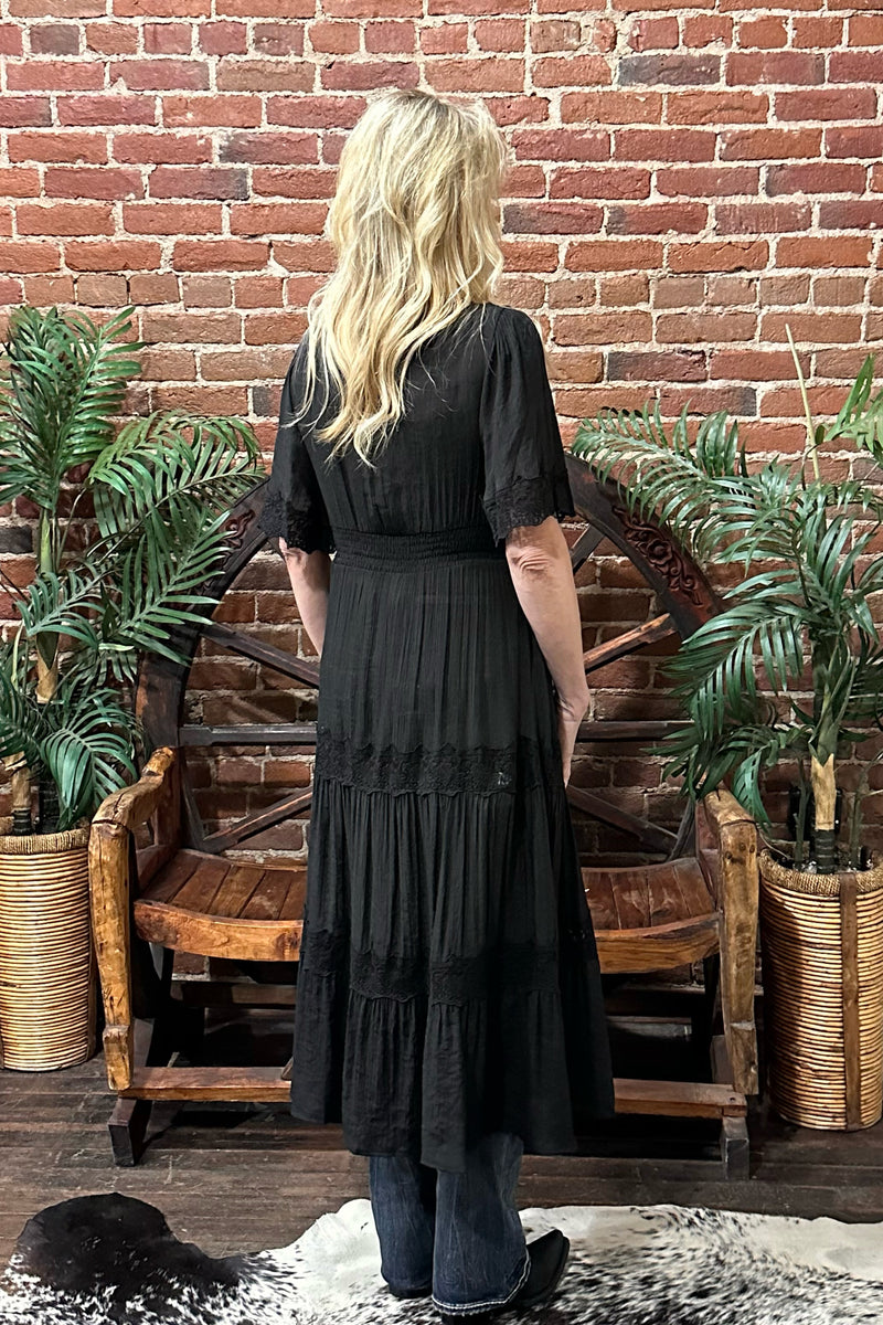 Date Night Duster with Scallop Lace Detail-Duster-Allie Rose-Gallop 'n Glitz- Women's Western Wear Boutique, Located in Grants Pass, Oregon