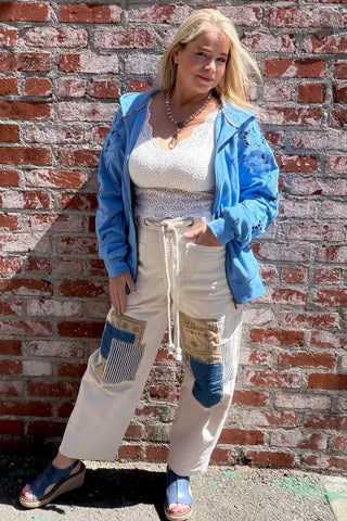 Blueberry Love Story Zip Up Hoodie by Ampersand-Hoodie-Ampersand-Gallop 'n Glitz- Women's Western Wear Boutique, Located in Grants Pass, Oregon