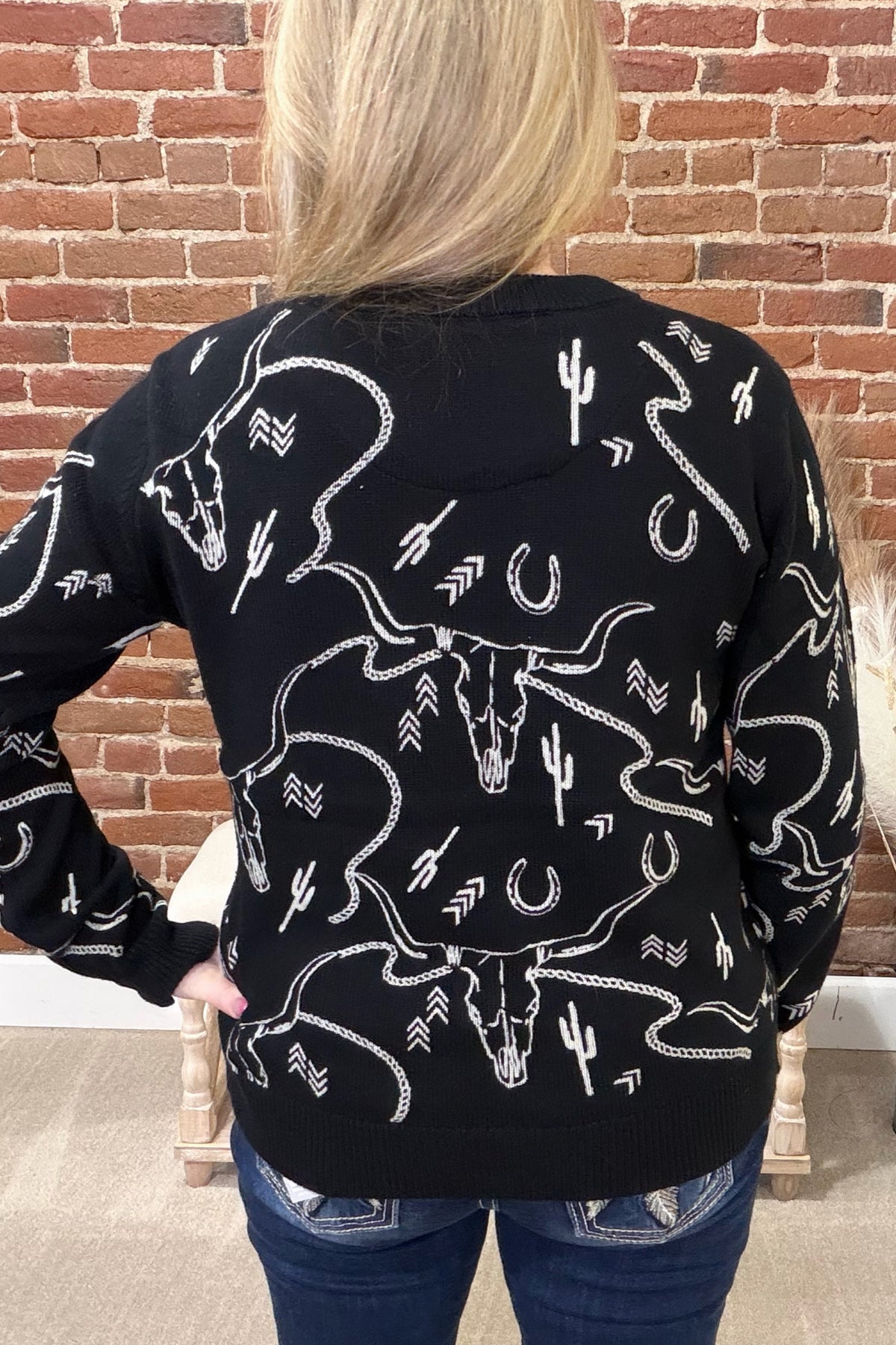 Ainsley Western Sweater by Outback-top-Outback Trading-Gallop 'n Glitz- Women's Western Wear Boutique, Located in Grants Pass, Oregon