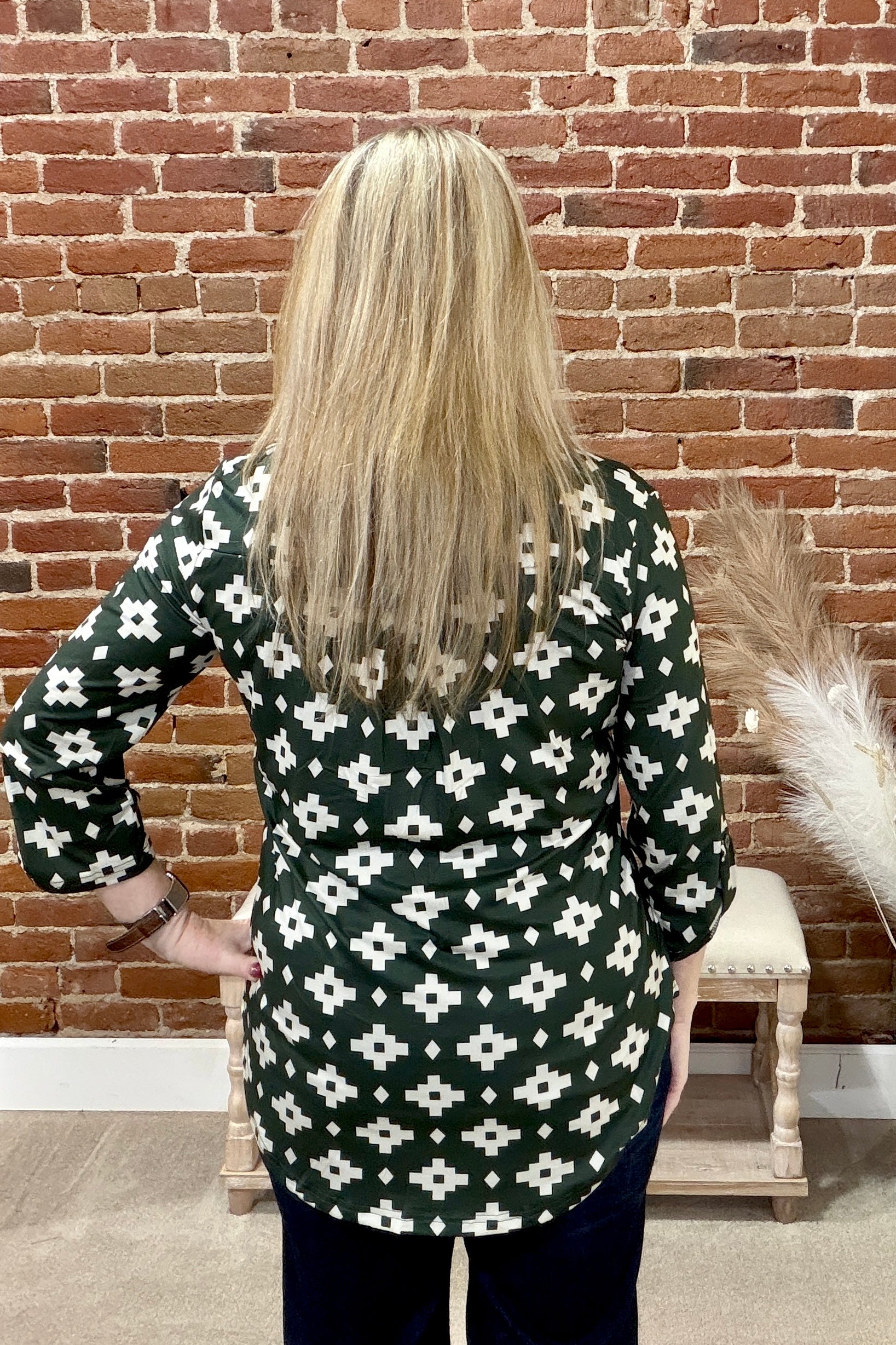 Aztec Pines Top-Top-Sterling Kreek-Gallop 'n Glitz- Women's Western Wear Boutique, Located in Grants Pass, Oregon