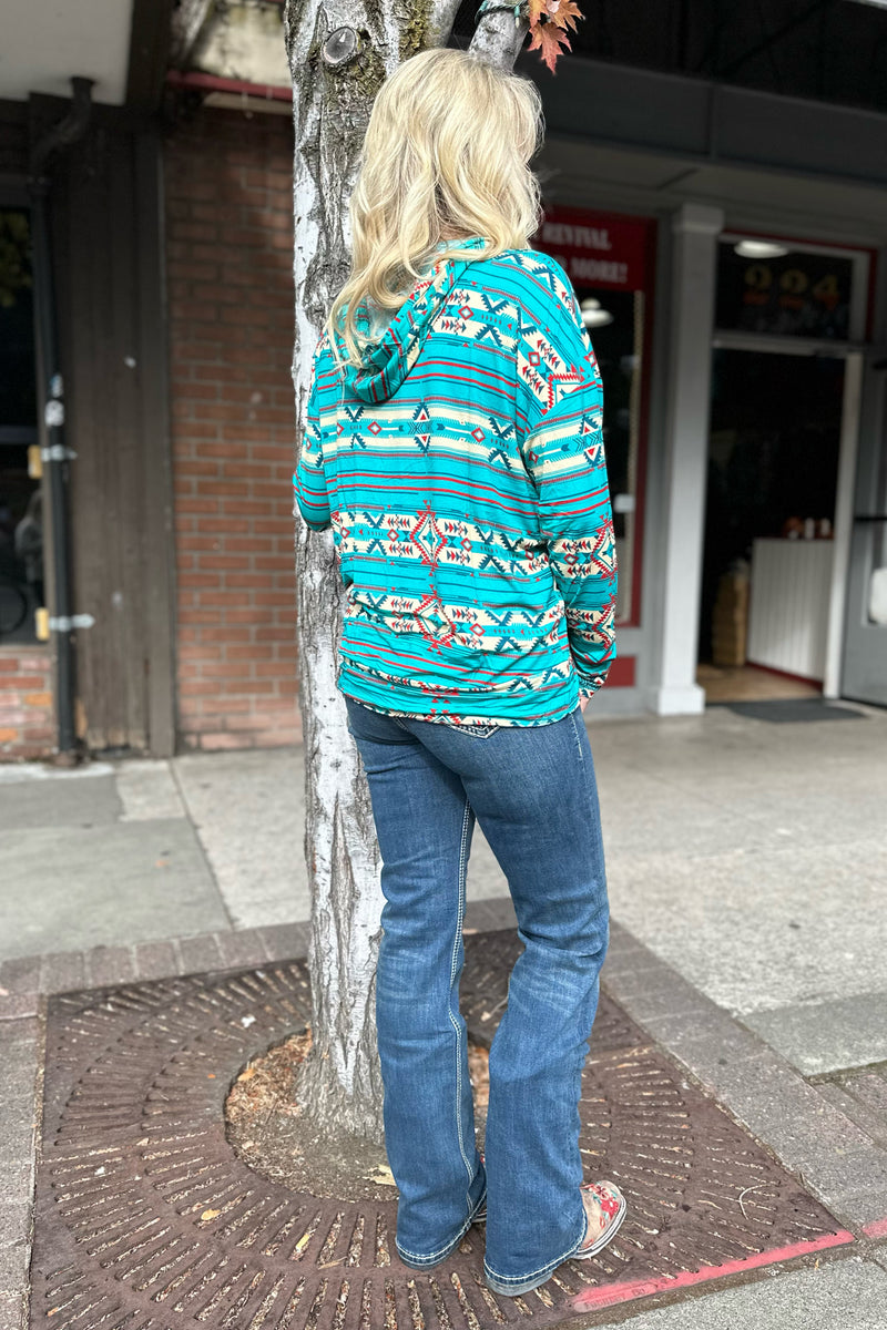 High Rise Extra Stretch Aztec Bootcut Jean by Rock & Roll-Bootcut-Rock & Roll Denim-Gallop 'n Glitz- Women's Western Wear Boutique, Located in Grants Pass, Oregon