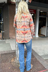 Women's Long Aztec Shacket by Rock and Roll Denim-Shacket-Rock & Roll Denim-Gallop 'n Glitz- Women's Western Wear Boutique, Located in Grants Pass, Oregon