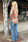 Women's Long Aztec Shacket by Rock and Roll Denim-Shacket-Rock & Roll Denim-Gallop 'n Glitz- Women's Western Wear Boutique, Located in Grants Pass, Oregon