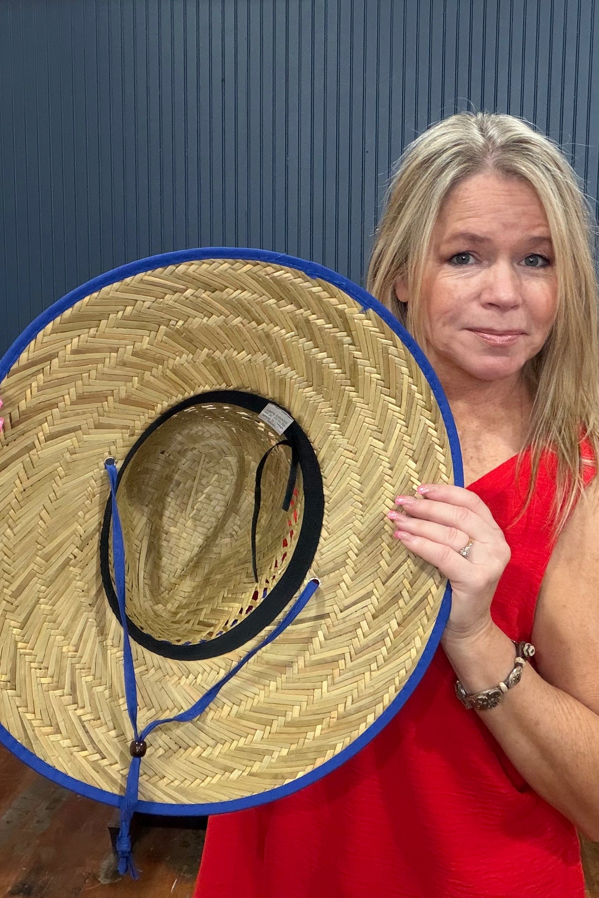 Royal Blue Patriotic Band Lifeguard Hat-Hats-Cap Zone-Gallop 'n Glitz- Women's Western Wear Boutique, Located in Grants Pass, Oregon