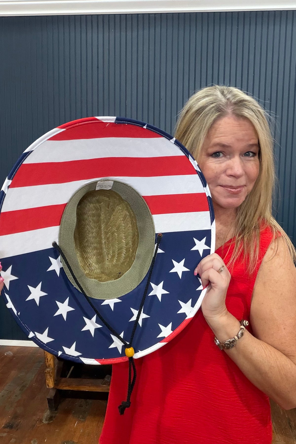 American Flag Patch Lifeguard Hat-Hats-Cap Zone-Gallop 'n Glitz- Women's Western Wear Boutique, Located in Grants Pass, Oregon