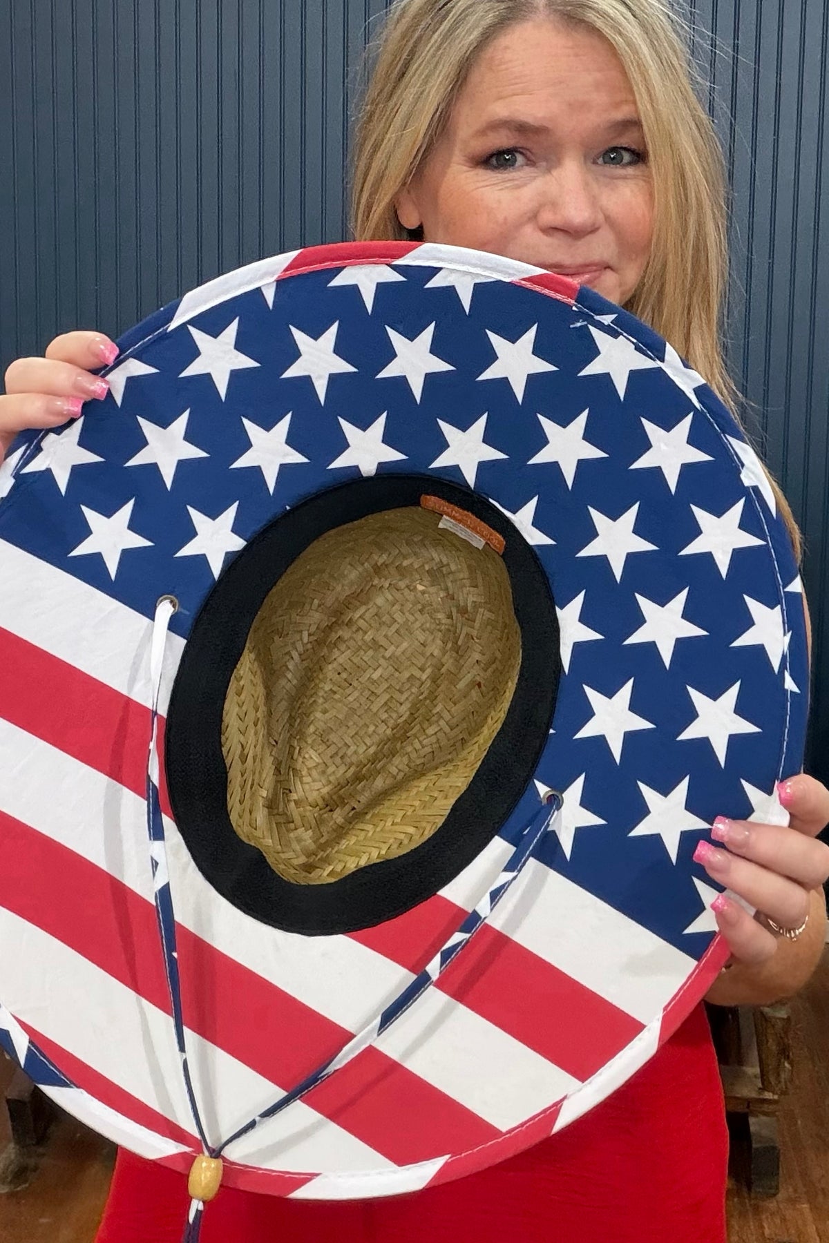 Patriotic Under The Brim Lifeguard Hat-Hats-Cap Zone-Gallop 'n Glitz- Women's Western Wear Boutique, Located in Grants Pass, Oregon