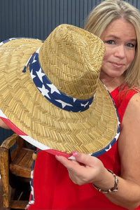 Patriotic Under The Brim Lifeguard Hat-Hats-Cap Zone-Gallop 'n Glitz- Women's Western Wear Boutique, Located in Grants Pass, Oregon