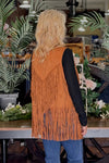 Soft Faux Suede Vest with Fringe by Cripple Creek-Vest-Cripple Creek-Gallop 'n Glitz- Women's Western Wear Boutique, Located in Grants Pass, Oregon