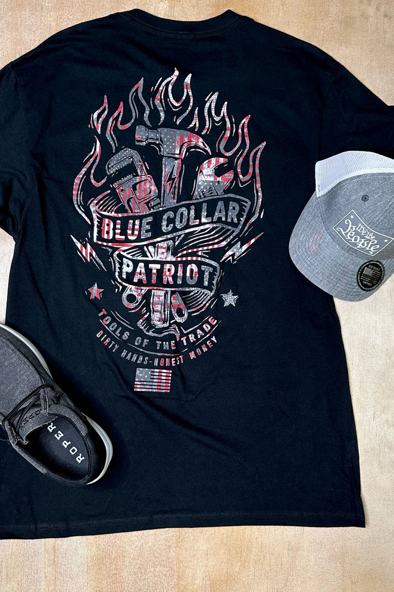 Mens BLUE COLLAR TOOLS Tee by Howitzer-Men's Graphic Tee-Howitzer-Gallop 'n Glitz- Women's Western Wear Boutique, Located in Grants Pass, Oregon