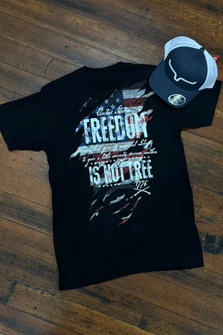 'Freedom Is Not Free' Tee by Howitzer-Men's Graphic Tee-Howitzer-Gallop 'n Glitz- Women's Western Wear Boutique, Located in Grants Pass, Oregon