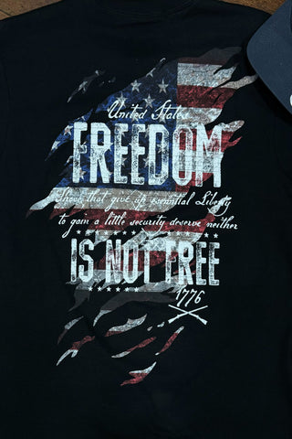 'Freedom Is Not Free' Tee by Howitzer-Men's Graphic Tee-Howitzer-Gallop 'n Glitz- Women's Western Wear Boutique, Located in Grants Pass, Oregon