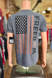 Mens FREEDOM S/S Tee by Howitzer-Men's Graphic Tee-Howitzer-Gallop 'n Glitz- Women's Western Wear Boutique, Located in Grants Pass, Oregon