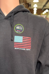 Mens LIBERTY SKULL Hoodie by Howitzer-Men's Graphic Hoodie-Howitzer-Gallop 'n Glitz- Women's Western Wear Boutique, Located in Grants Pass, Oregon