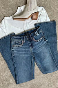 Suki Mid Rise Bootcut Luxe Stretch Americana Jeans by Silver-Bootcut-Silver Jeans-Gallop 'n Glitz- Women's Western Wear Boutique, Located in Grants Pass, Oregon